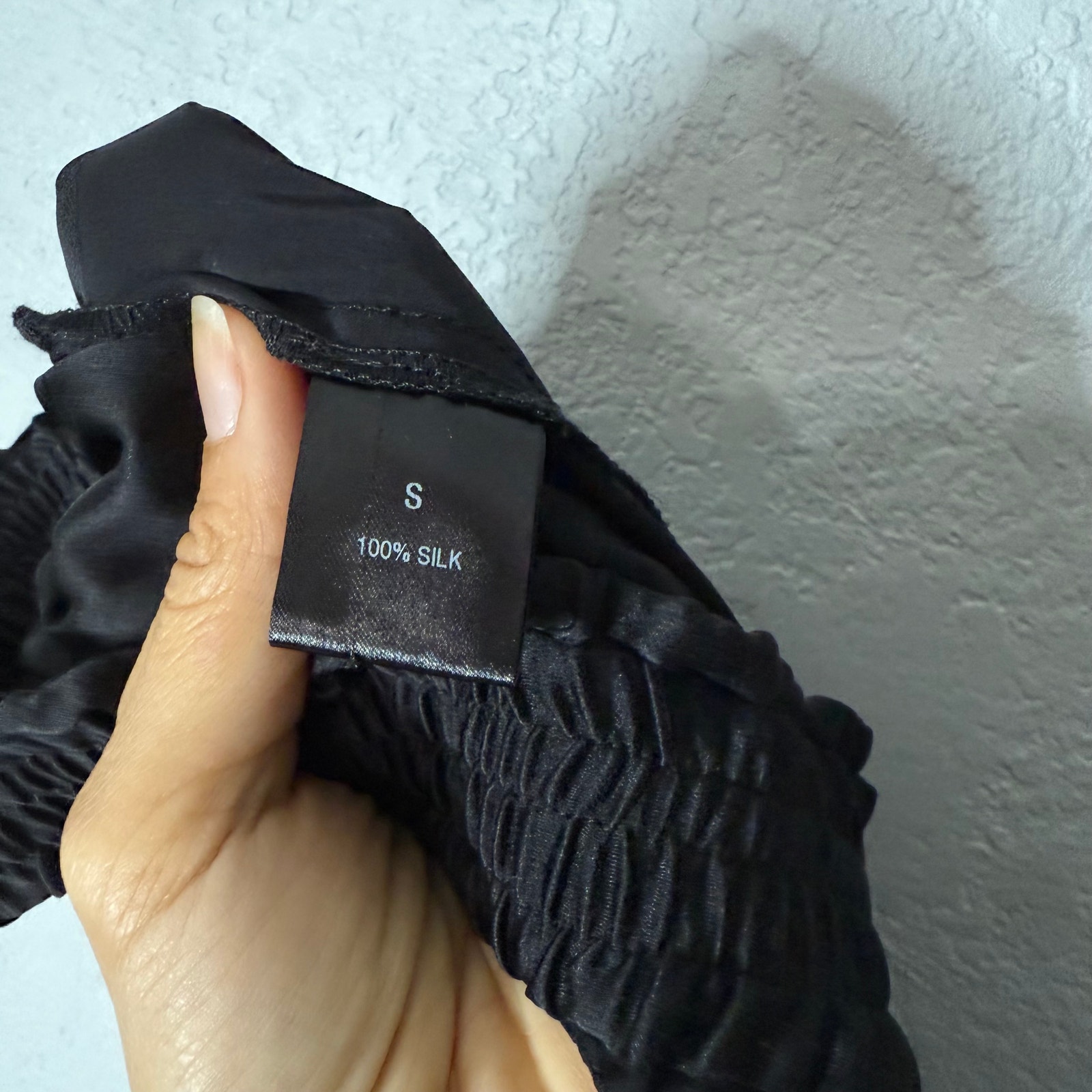 Kes Silk Jogger Pants Black Size Small — image 7 of 8
